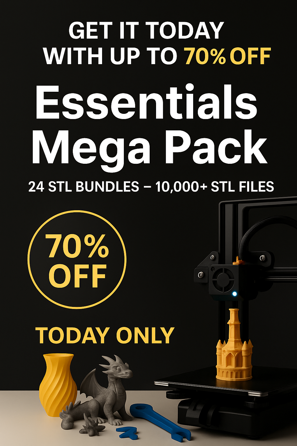 Essentials Mega Pack – 24 STL Bundles
