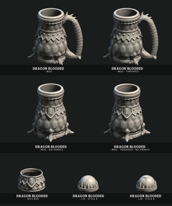 54+ Mugs designs STL Files Bundle